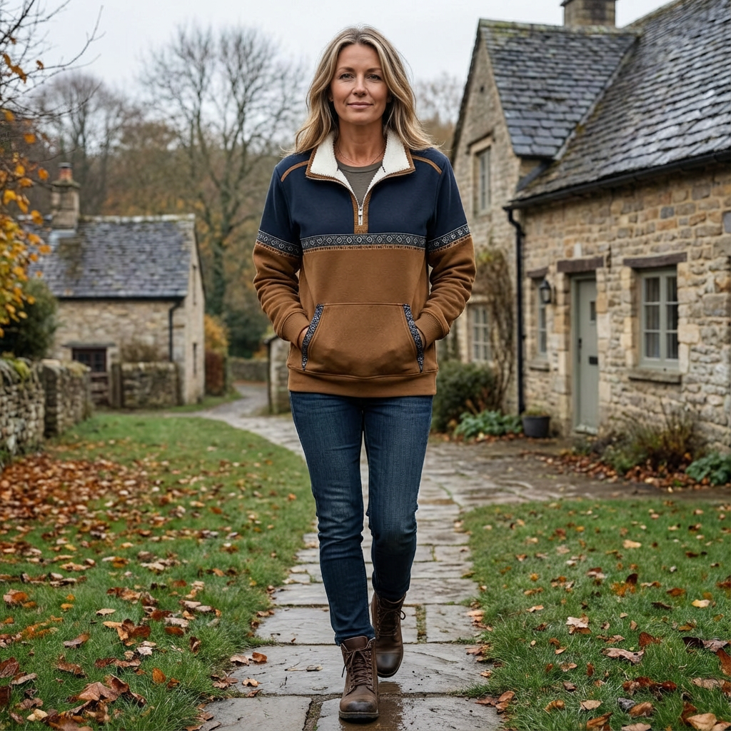 Rosa | Cosy Half Zip