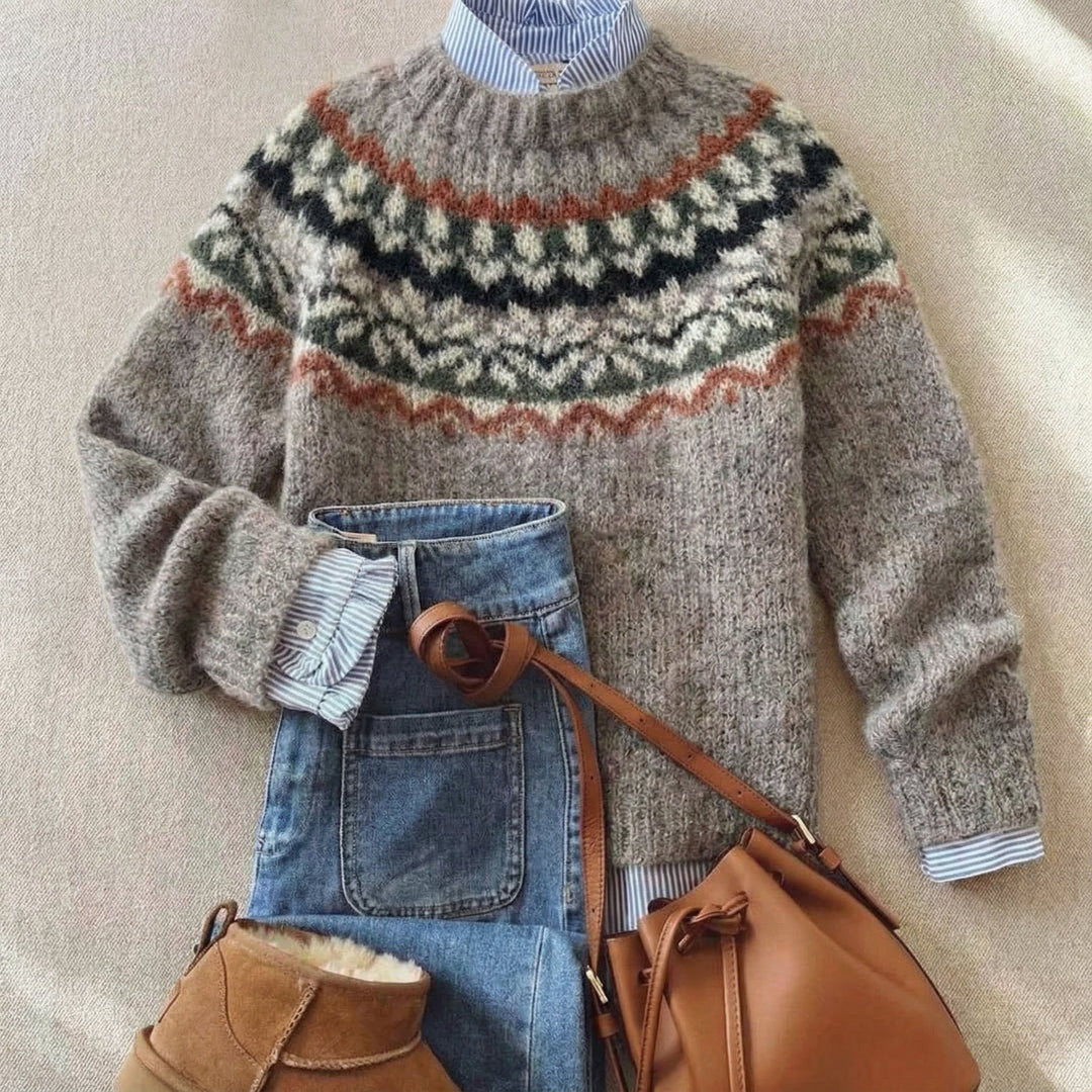 Micaella | Heritage Nordic Knit Sweater