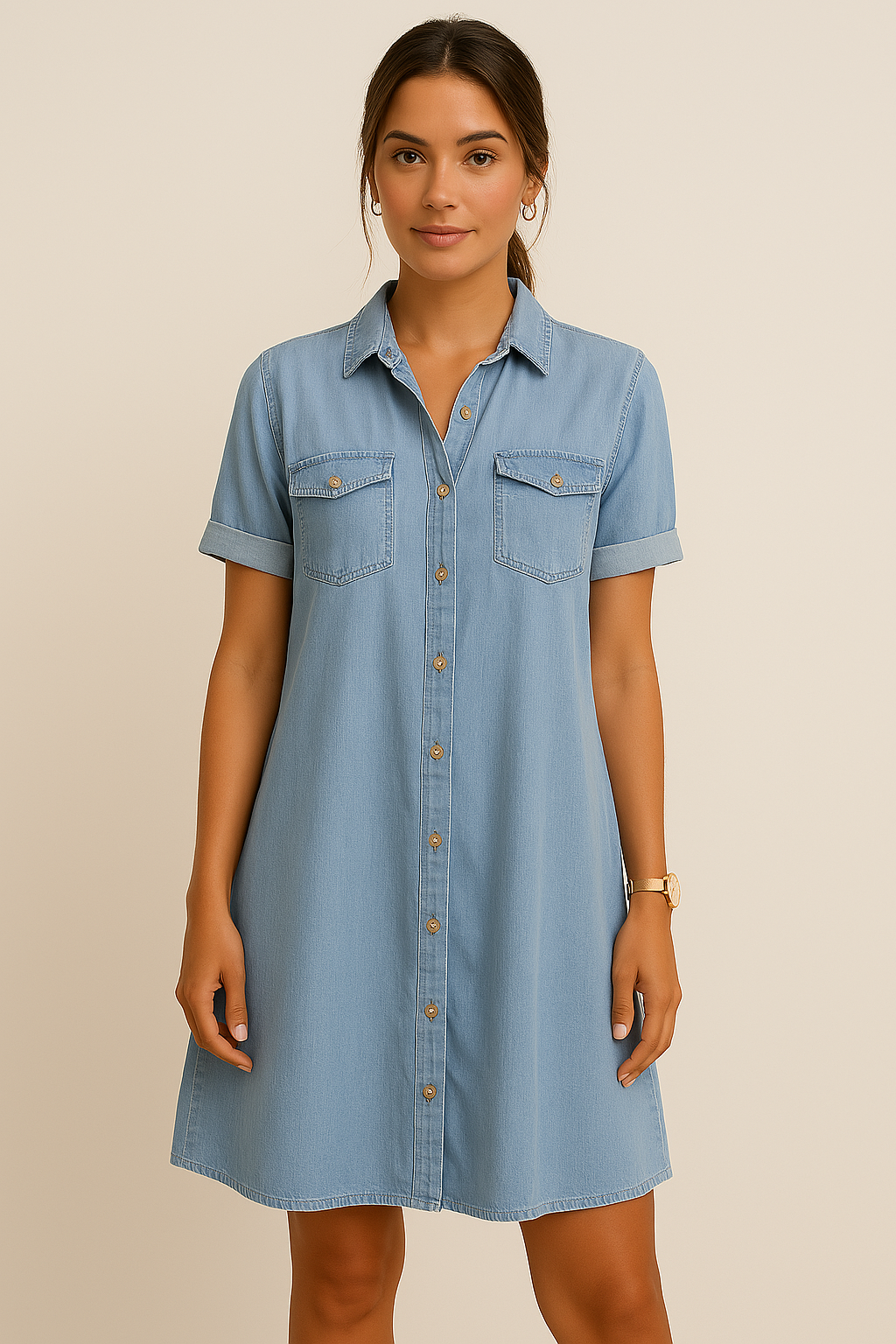 Claire | Denim Dress