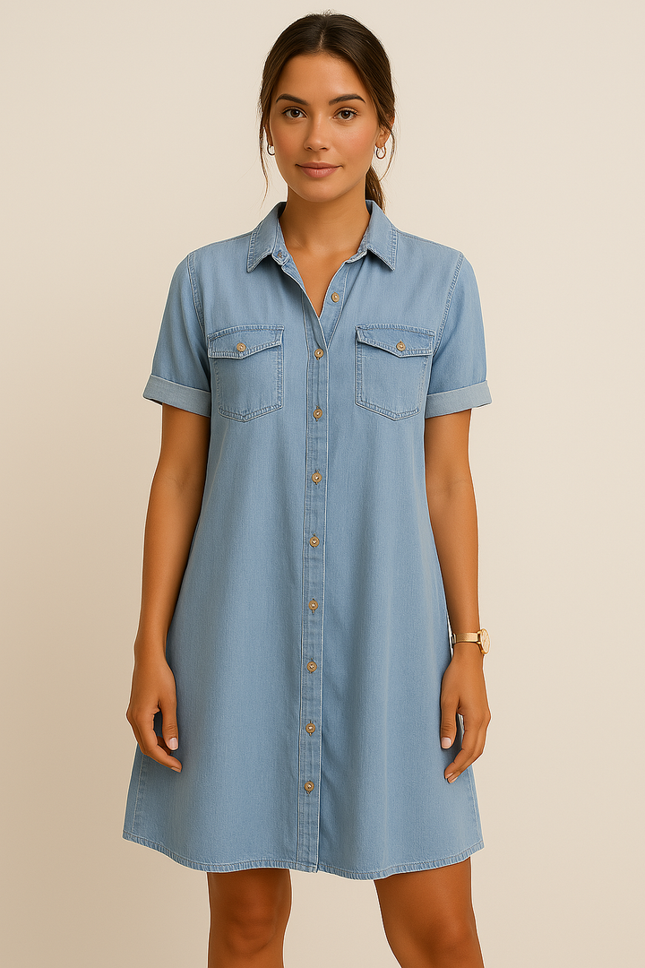 Claire | Denim Dress
