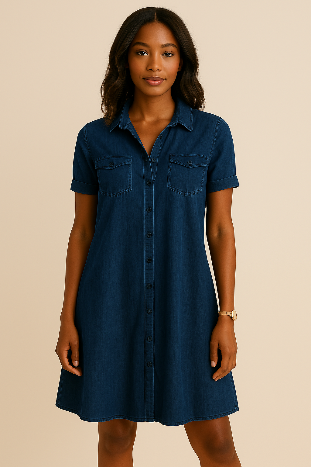 Claire | Denim Dress
