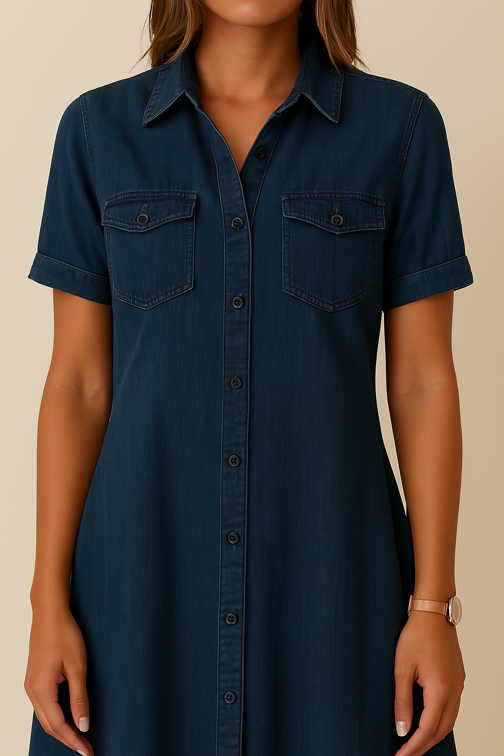 Claire | Denim Dress