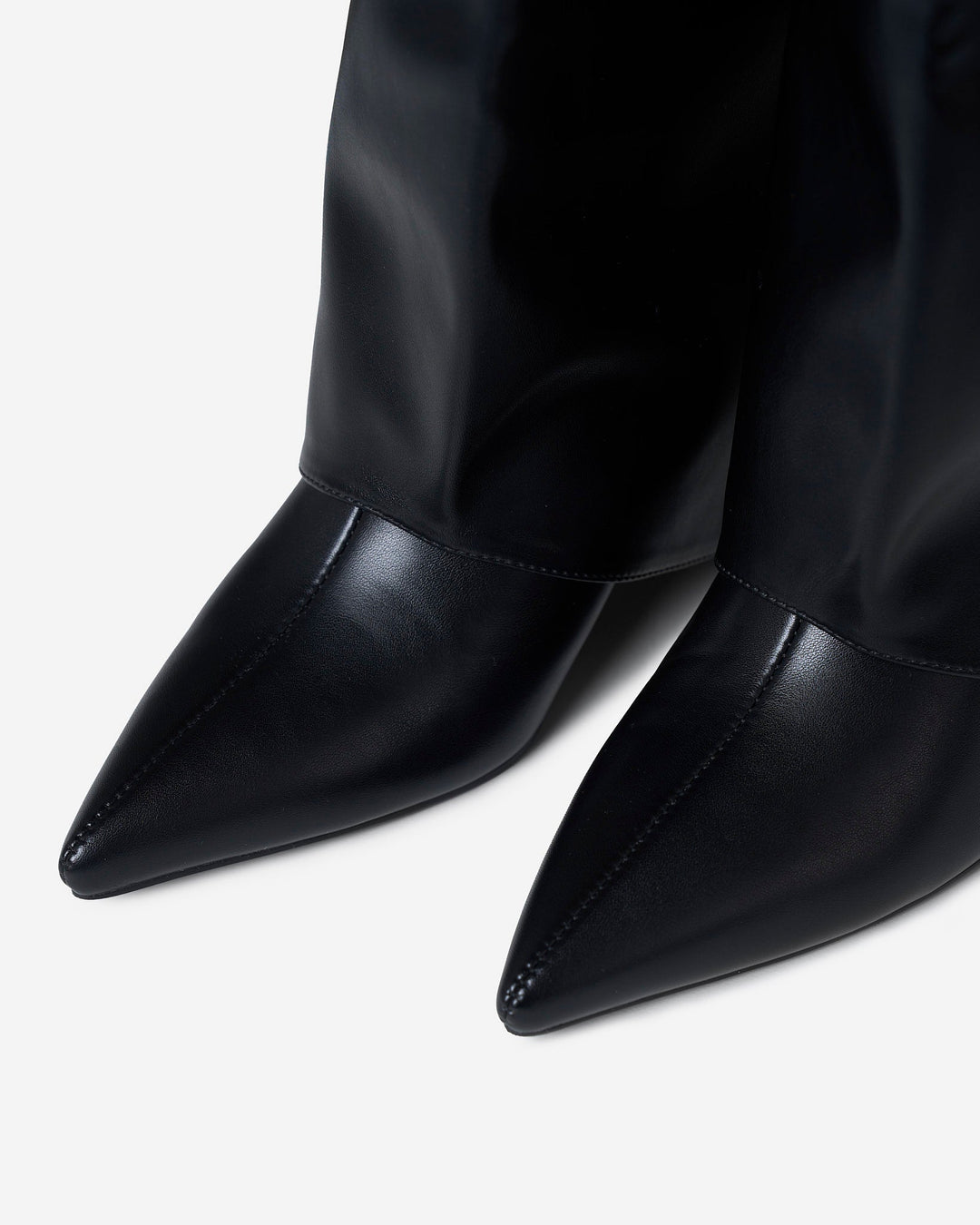 2 in 1 Knee & Ankle Boots - Black