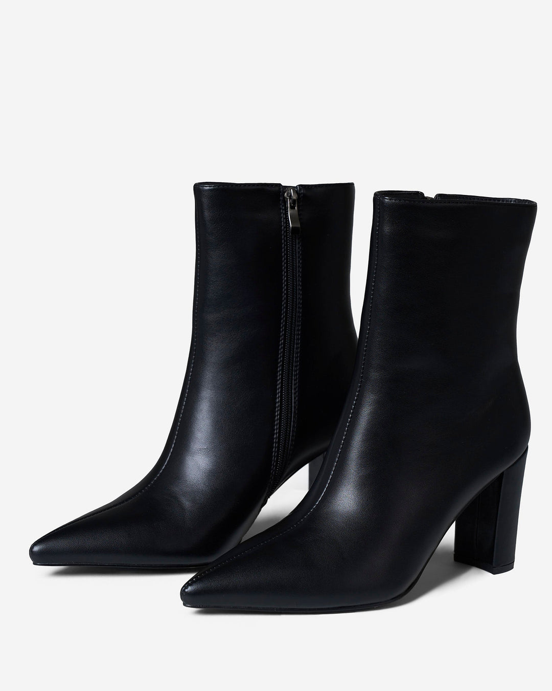 2 in 1 Knee & Ankle Boots - Black