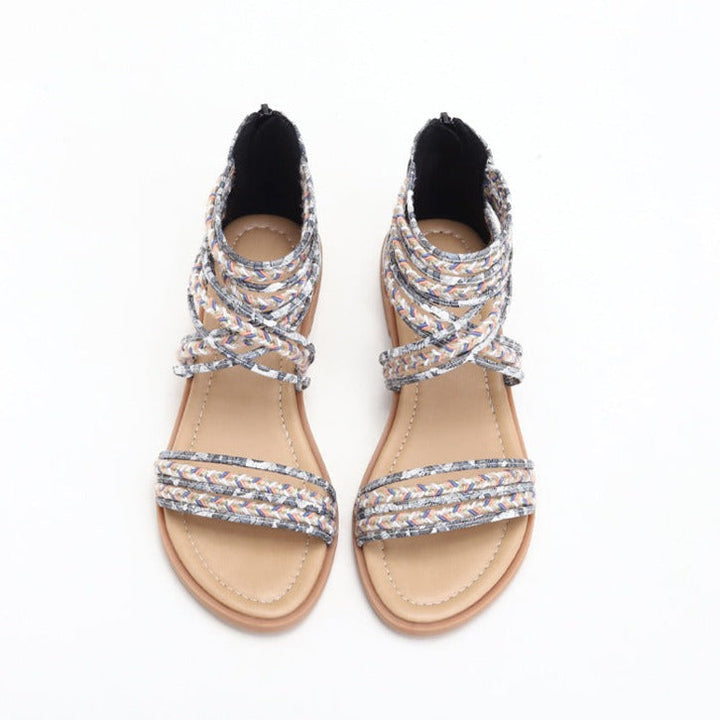 Lisa | Roman Crisscross Bohemian Sandals