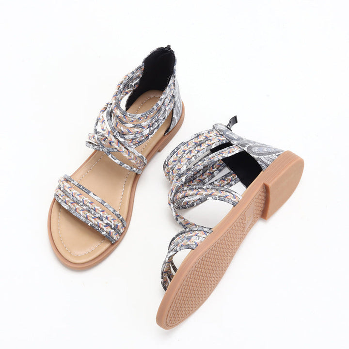 Lisa | Roman Crisscross Bohemian Sandals