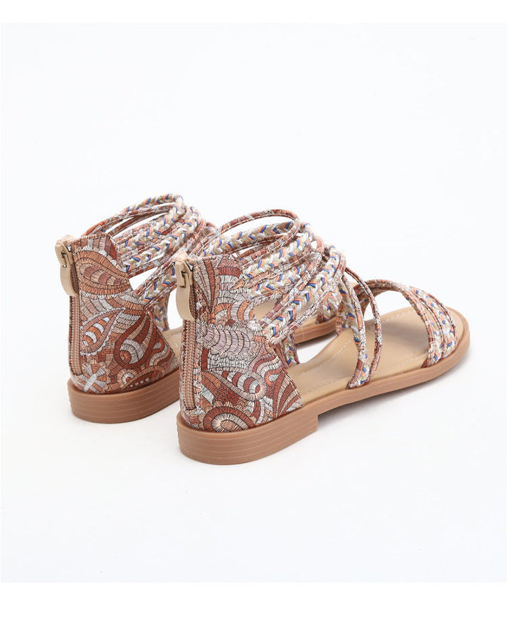 Lisa | Roman Crisscross Bohemian Sandals
