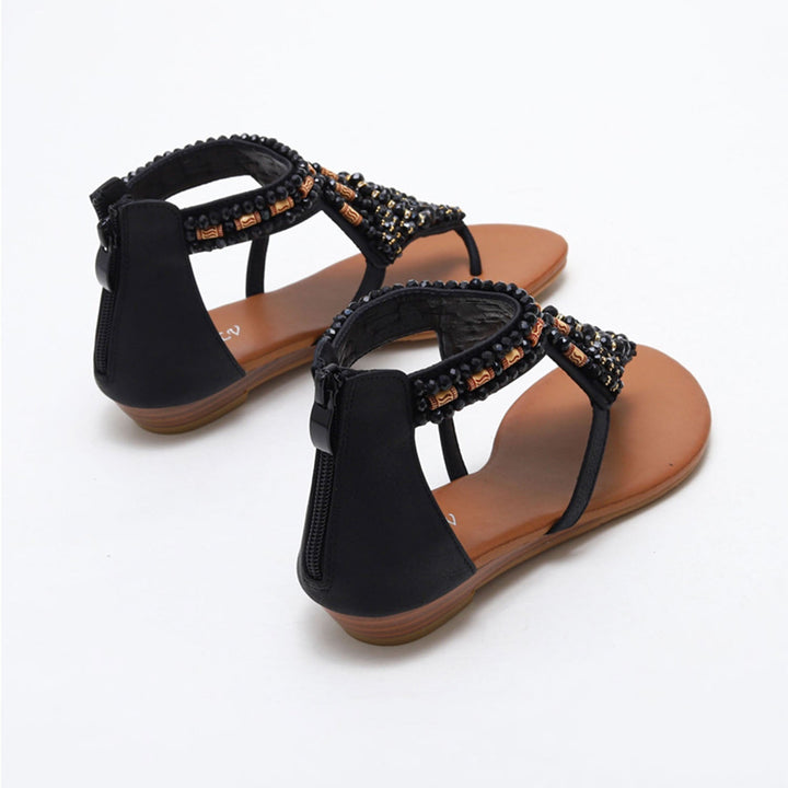 Julie | Bohemian Vacation Flat Sandals