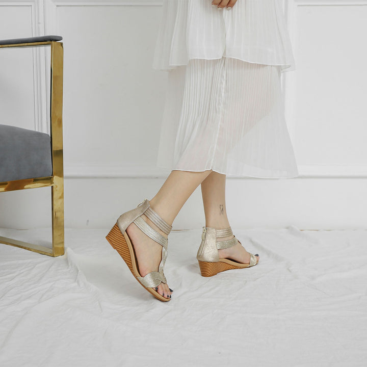 Sharon | Bohemian Soft Wedges Sandals